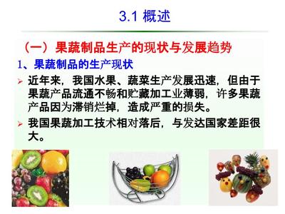 模块四 项目3 发酵果蔬类制品生产技术
